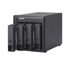 QNAP | 4-Bay | TR-004 | Up to 4 HDD/SSD Hot-Swap | Micro processor with hardware RAID