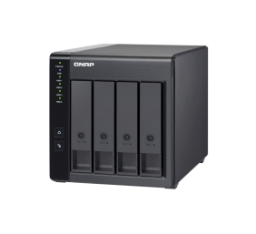 QNAP | 4-Bay | TR-004 | Up to 4 HDD/SSD Hot-Swap | Micro processor with hardware RAID
