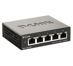 D-Link | Smart Managed Switch | DGS-1100-05V2/E | Managed L2 | Rackmountable | Gigabit Ethernet (copper) ports quantity 5