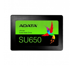 ADATA | Ultimate SU650 | 512 GB | SSD form factor 2.5" | Solid-state drive interface SATA 6Gb/s | Read speed 520 MB/s | Write speed 450 MB/s