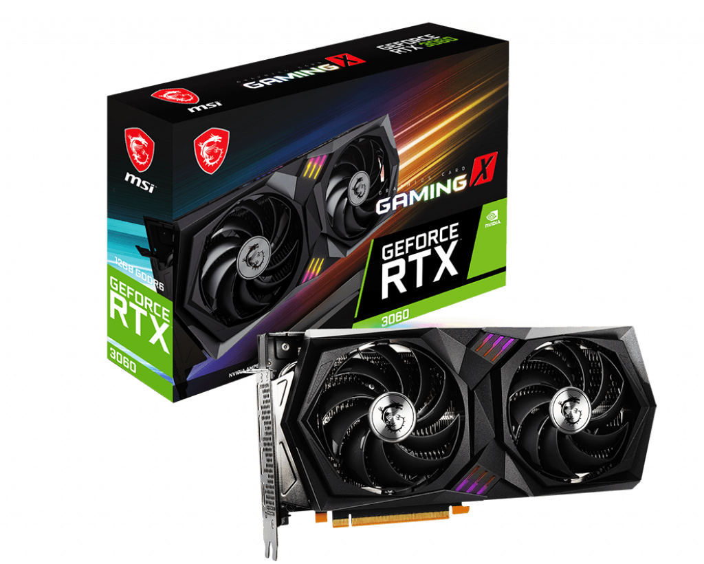 MSI GeForce RTX 3060 GAMING X 12G NVIDIA 12 GB GeForce RTX 3060