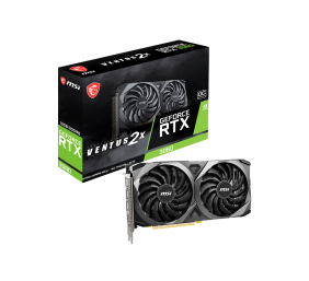 MSI | GeForce RTX 3060 VENTUS 2X 12G OC | NVIDIA | 12 GB | GeForce RTX 3060 | GDDR6 | DVI-D ports quantity | HDMI ports quantity 1 | PCI Express 4.0 | Memory clock speed 1807 MHz | Processor frequency  MHz