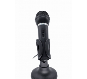 Gembird | Condenser Microphone with Desk-stand | MIC-D-04 | 3.5 mm jack | Black