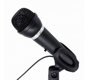 Gembird | Condenser Microphone with Desk-stand | MIC-D-04 | 3.5 mm jack | Black