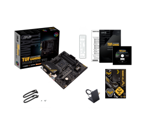 Asus | TUF GAMING A520M-PLUS | Processor family  AMD | Processor socket AM4 | DDR4 | Memory slots 4 | Supported hard disk drive interfaces SATA, M.2 | Number of SATA connectors 4 | Chipset  AMD A520 | Micro ATX