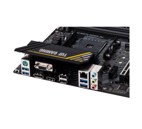Asus | TUF GAMING A520M-PLUS II | Processor family AMD | Processor socket AM4 | DDR4 DIMM | Memory slots 4 | Supported hard disk drive interfaces 	SATA, M.2 | Number of SATA connectors 4 | Chipset  AMD A520 | Micro ATX