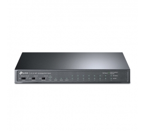 TP-LINK | 8-Port 10/100Mbps + 3-Port Gigabit Desktop Switch with 8-Port PoE+ | LS1008 | Unmanaged | Desktop | Power supply type External