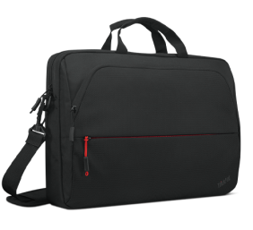 Lenovo | Fits up to size 16 " | Essential | ThinkPad Essential 15.6" Topload (Sustainable & Eco-friendly, made with recycled PET: Total 7.5% Exterior: 24%) | Topload | Black | Shoulder strap