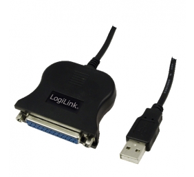 Logilink | USB 2.0 adapter to Paralel (LPT)  DB25 , 1,8m | USB A male | DB25