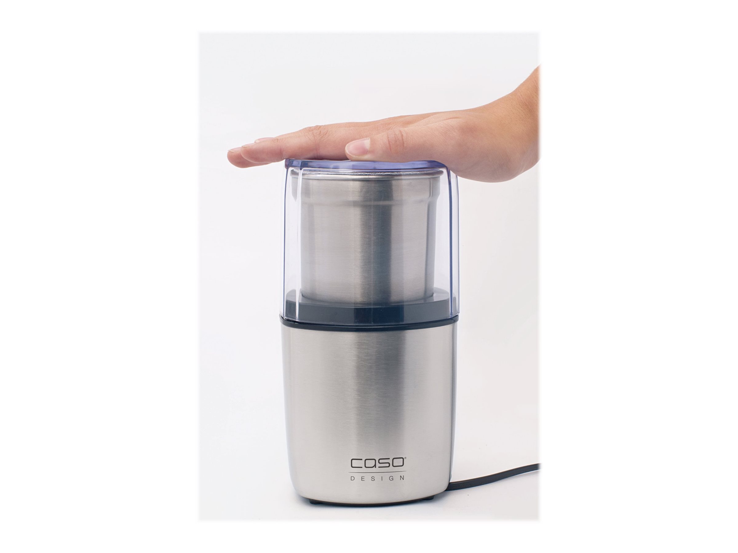 Caso | Electric coffee grinder | 1830 | 200 W W | Lid safety switch | Number of cups 8 pc(s) | Stainless steel