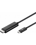 Goobay USB-C HDMI adapter cable (4k 60 Hz) HDMI adapter, 1.8 m, Black