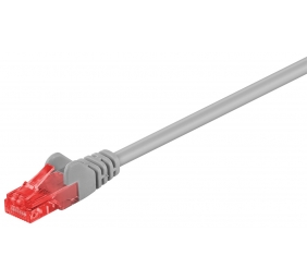 Goobay 68444 CAT 6 patch cable, U/UTP, grey, 10 m | Goobay