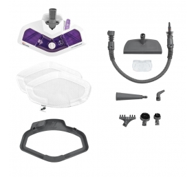 Polti | Steam mop | PTEU0274 Vaporetto SV440_Double | Power 1500 W | Steam pressure Not Applicable bar | Water tank capacity 0.3 L | White