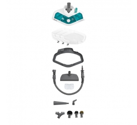 Polti | Steam mop | PTEU0282 Vaporetto SV450_Double | Power 1500 W | Steam pressure Not Applicable bar | Water tank capacity 0.3 L | White