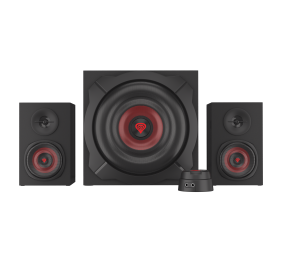 GENESIS Helium 610BT Computer Speakers, Wired, Bluetooth, Black | Genesis | Helium 610BT | Bluetooth | Red/Black | Computer Speakers