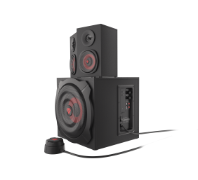 GENESIS Helium 610BT Computer Speakers, Wired, Bluetooth, Black | Genesis | Helium 610BT | Bluetooth | Red/Black | Computer Speakers