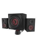 GENESIS Helium 610BT Computer Speakers, Wired, Bluetooth, Black | Genesis | Helium 610BT | Bluetooth | Red/Black | Computer Speakers