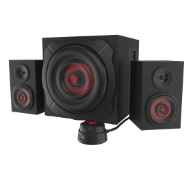 GENESIS Helium 610BT Computer Speakers, Wired, Bluetooth, Black | Genesis | Helium 610BT | Bluetooth | Red/Black | Computer Speakers