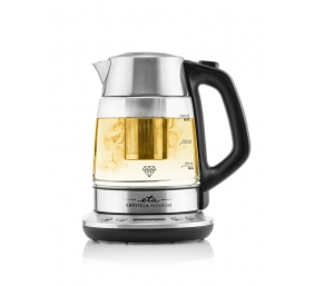 ETA | Kettle | Crystela Premium ETA915390000 | Electric | 2200 W | 1.5 L | Glass | 360° rotational base | Stainless steel/Glass