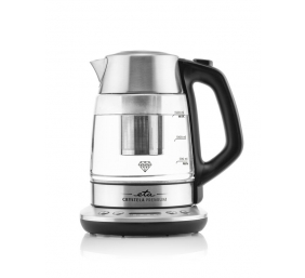 ETA | Kettle | Crystela Premium ETA915390000 | Electric | 2200 W | 1.5 L | Glass | 360° rotational base | Stainless steel/Glass