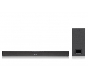 Sharp | HT-SBW110 2.1 Slim Soundbar | Black | No | AUX in | Bluetooth | Wireless connection