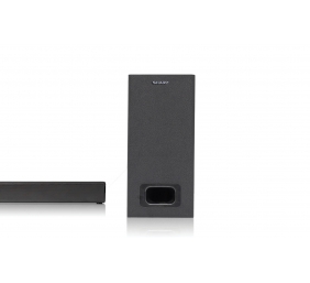 Sharp | HT-SBW110 2.1 Slim Soundbar | Black | No | AUX in | Bluetooth | Wireless connection