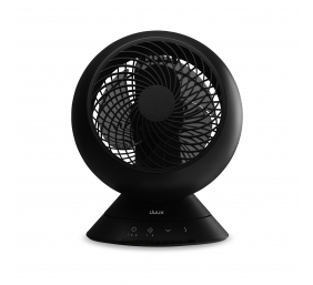 Duux | Fan | Globe | Table Fan | Black | Diameter 26 cm | Number of speeds 3 | Oscillation | 23 W | Remote control