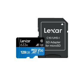 Lexar | High-Performance 633x | UHS-I | 128 GB | micro SDXC