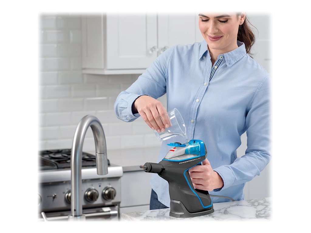 Bissell | Steam Mop | PowerFresh Slim Steam | Power 1500 W | Steam pressure Not Applicable. Works with Flash Heater Technology bar | Water tank capacity 0.3 L | Blue