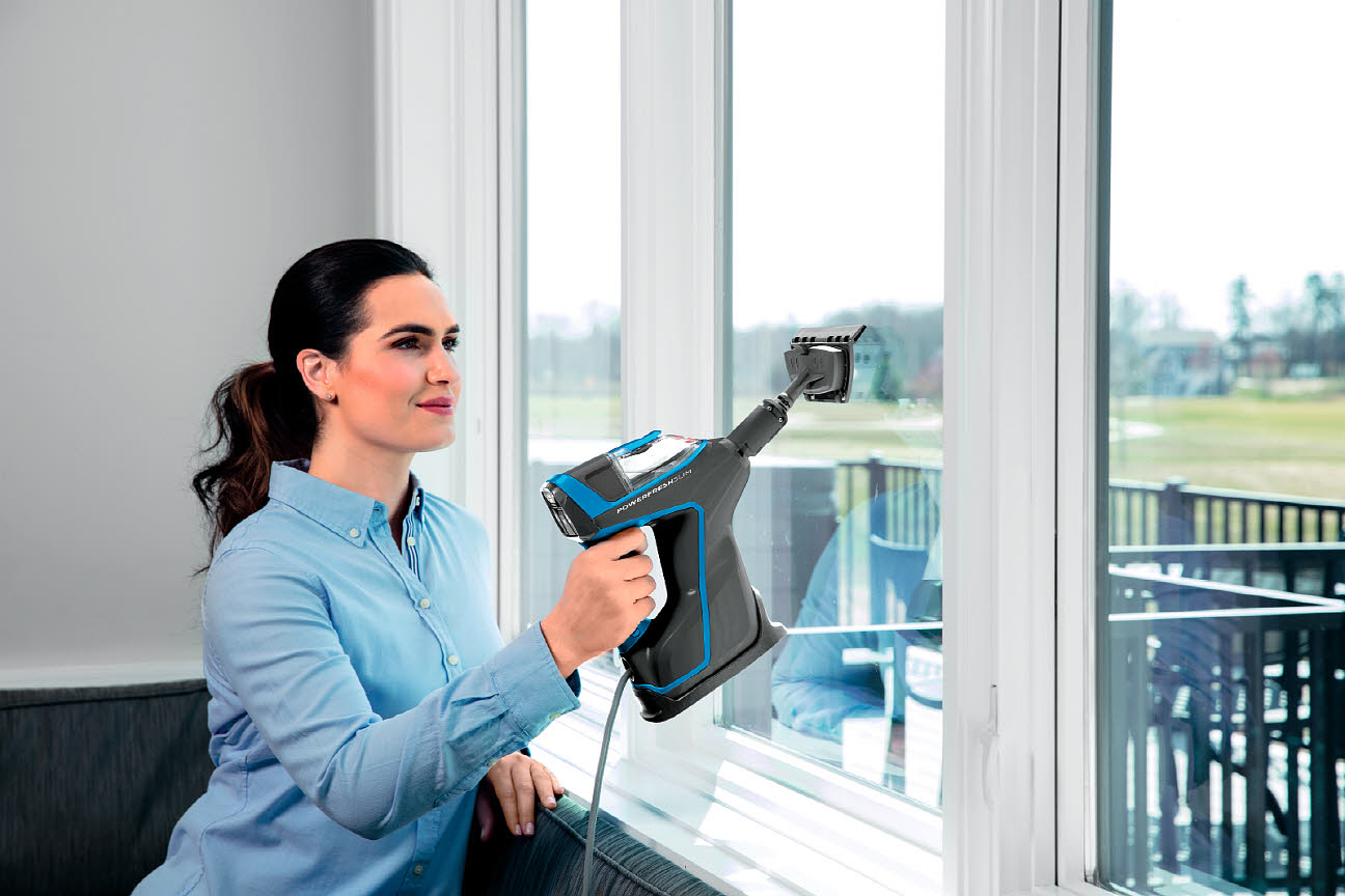 Bissell | Steam Mop | PowerFresh Slim Steam | Power 1500 W | Steam pressure Not Applicable. Works with Flash Heater Technology bar | Water tank capacity 0.3 L | Blue
