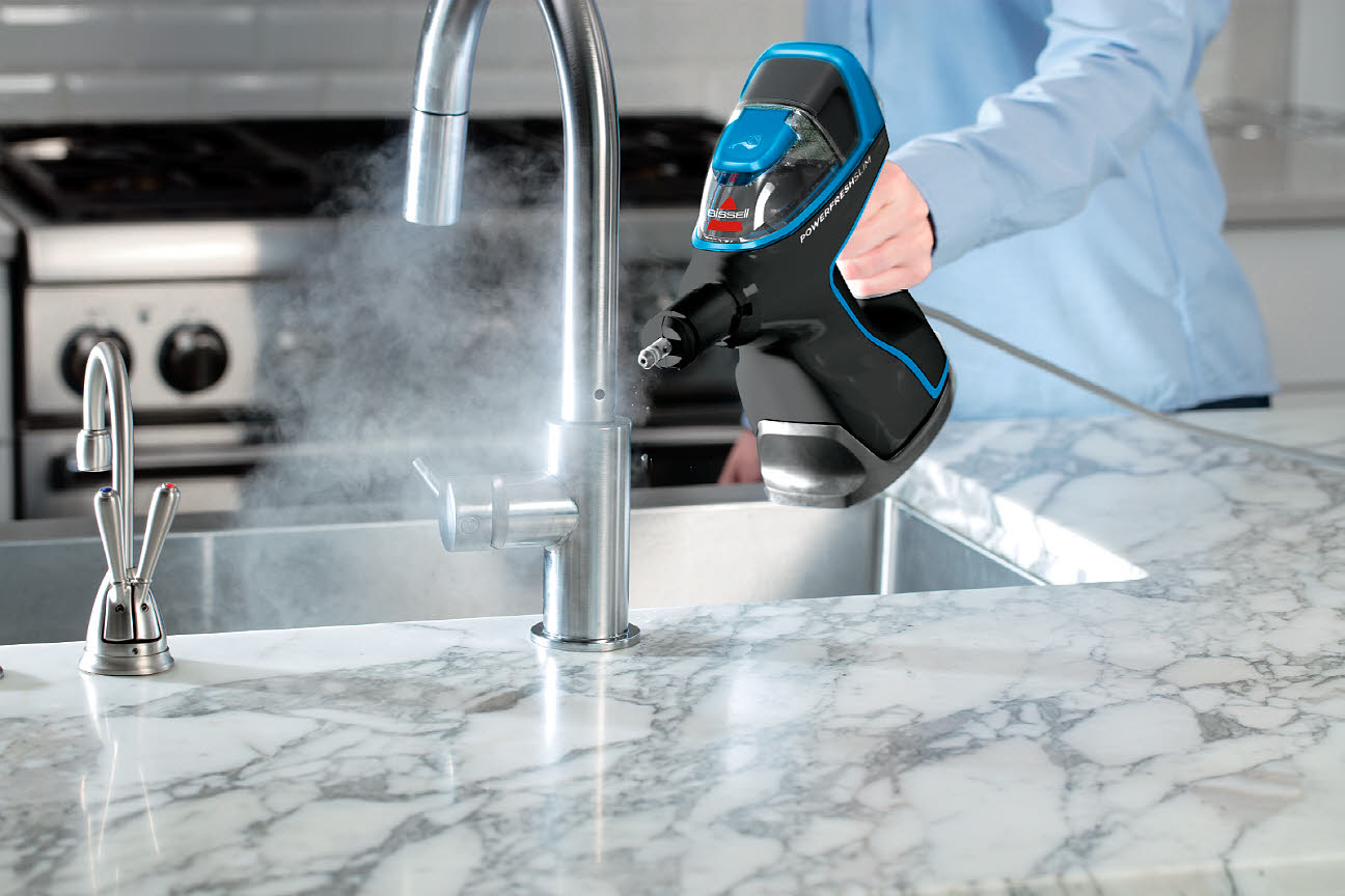 Bissell | Steam Mop | PowerFresh Slim Steam | Power 1500 W | Steam pressure Not Applicable. Works with Flash Heater Technology bar | Water tank capacity 0.3 L | Blue