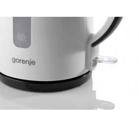 Gorenje | Kettle | K17PLBW | Electric | 2200 W | 1.7 L | Plastic + metal | 360° rotational base | White