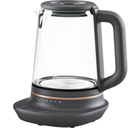 Electrolux Kettle Explore 7 E7GK1-8BP Electric, 2000 W, 1.7 L, Glass, 360° rotational base, Black/Transparent