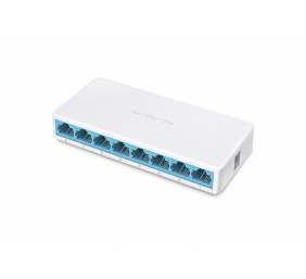 Mercusys | Switch | MS108 | Unmanaged | Desktop | 10/100 Mbps (RJ-45) ports quantity 8 | 1 Gbps (RJ-45) ports quantity | SFP ports quantity | PoE ports quantity | PoE+ ports quantity | Power supply type External | month(s)