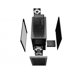 Deepcool | MATREXX 40 3FS | Black | Micro ATX | Power supply included N | ATX PS2_Length less than 170mm