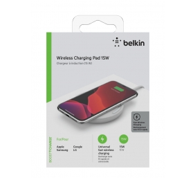 Belkin | BOOST CHARGE | Wireless Charging Pad 15W + QC 3.0 24W Wall Charger