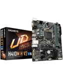 Gigabyte | H410M H V2 1.0 M/B | Processor family Intel | Processor socket LGA1200 | DDR4 DIMM | Memory slots 2 | Supported hard disk drive interfaces SATA, M.2 | Number of SATA connectors 4 | Chipset Micro ATX | Intel H