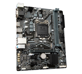 Gigabyte | H410M H V2 1.0 M/B | Processor family Intel | GB | Processor socket LGA1200 | DDR4 DIMM | Memory slots 2 | Supported hard disk drive interfaces SATA, M.2 | Number of SATA connectors 4 | Chipset Micro ATX | Intel H | Memory clock speed  MHz | Pr