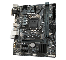 Gigabyte | H410M H V2 1.0 M/B | Processor family Intel | Processor socket LGA1200 | DDR4 DIMM | Memory slots 2 | Supported hard disk drive interfaces SATA, M.2 | Number of SATA connectors 4 | Chipset Micro ATX | Intel H