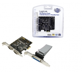 Logilink | 2 x serial (COM), 1 x parallel (LPT) | PCIe