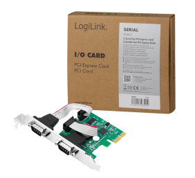 Logilink | 2 x serial (COM) | PCIe