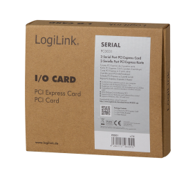 Logilink | 2 x serial (COM) | PCIe