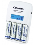 Camelion Ultra Fast Battery Charger BC-0907 1-4 AA/AAA Ni-MH Batteries, Pulse Charging Technology