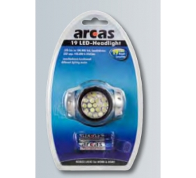 Arcas | 19 LED | Headlight | 4 light functions