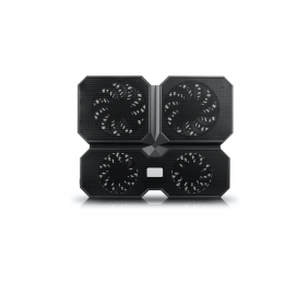Deepcool | Multicore x6 | Notebook cooler up to 15.6" | Black | 380X295X24mm mm | 900g g