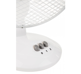 Adler | AD 7302 | Desk Fan | White | Diameter 23 cm | Number of speeds 2 | Oscillation | 60 W | No