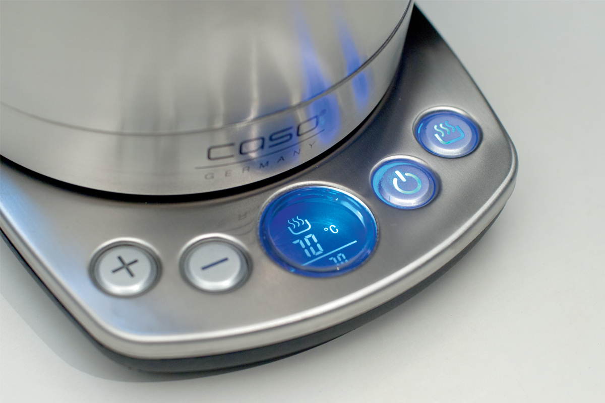 Caso | WK 2200 | With electronic control | 2200 W | 1.7 L | Stainless steel | 360° rotational base | Stainless steel
