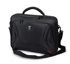 PORT DESIGNS | Courchevel | Fits up to size 17.3 " | Messenger - Briefcase | Black | Shoulder strap