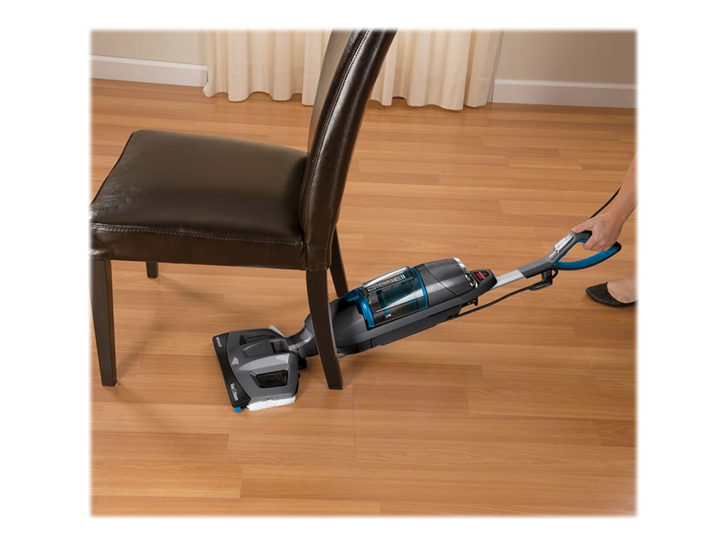 Bissell | Vacuum and steam cleaner | Vac & Steam | Power 1600 W | Steam pressure Not Applicable. Works with Flash Heater Technology bar | Water tank capacity 0.4 L | Blue/Titanium