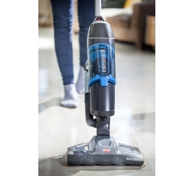 Bissell | Vacuum and steam cleaner | Vac & Steam | Power 1600 W | Steam pressure Not Applicable. Works with Flash Heater Technology bar | Water tank capacity 0.4 L | Blue/Titanium